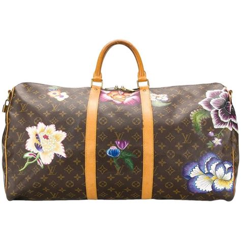 louis vuitton keepall flowers|Keepall Bandoulière 50 Bag .